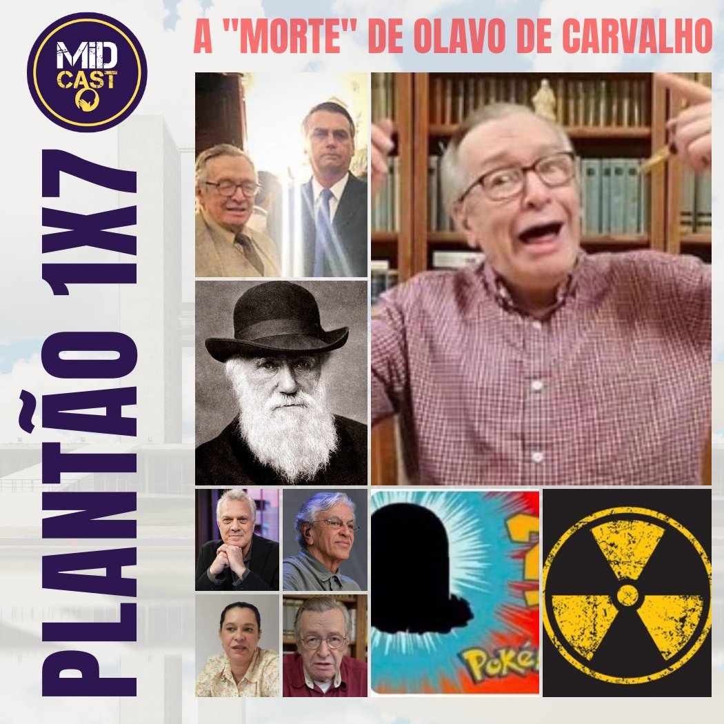 podcastmid's tweet photo. Análises e conspirações nesse Plantão 1x7 sobre a "morte" do ex-astrólogo e negacionista Olavo de Carvalho.

Participação especial de @bolsoregrets 

Spotify: https://t.co/KNLlGAUGci
Apple: https://t.co/ojI0oWo4Q2
CastBox: https://t.co/ONRxjlqS0O
Site: https://t.co/oIqqVVijMf https://t.co/j8BEZJ71a0