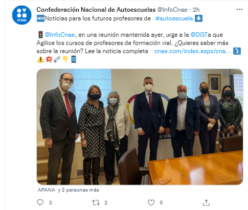 No siempre van a ser criticas,  cuando las cosas se hacen bien, es justo reconocerlo y en este caso <a href="/infocnae/">Confederación Nacional de Autoescuelas</a>, habrá visto la insistencia en nuestros mensajes sobre la paralización del CURSO XXIII y le agradecemos que se lo haya hecho saber a la DGT.