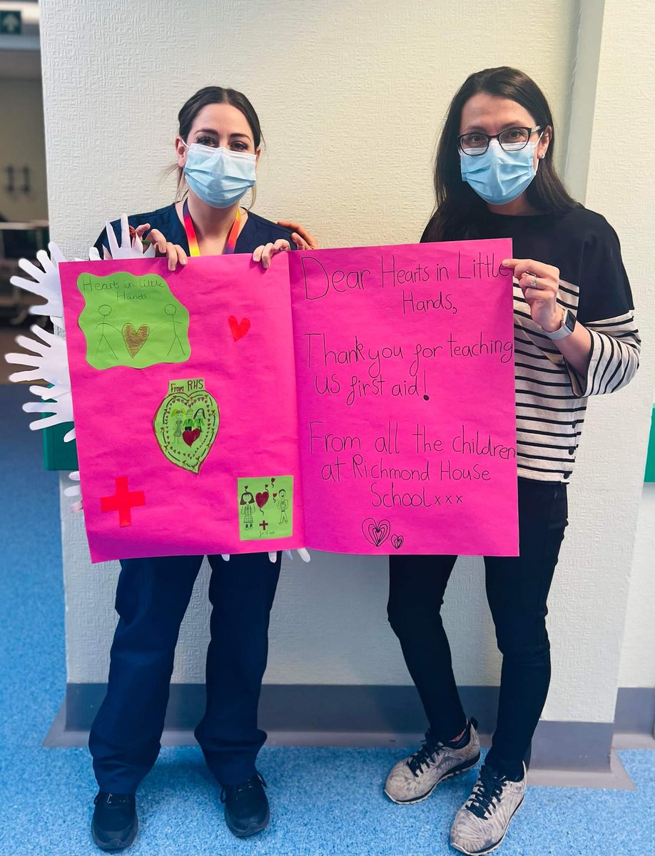 What a beautiful little surprise from the pupils at @RHSchoolLeeds! It makes what we do so worthwhile. Thank you for warming our hearts this morning 💕