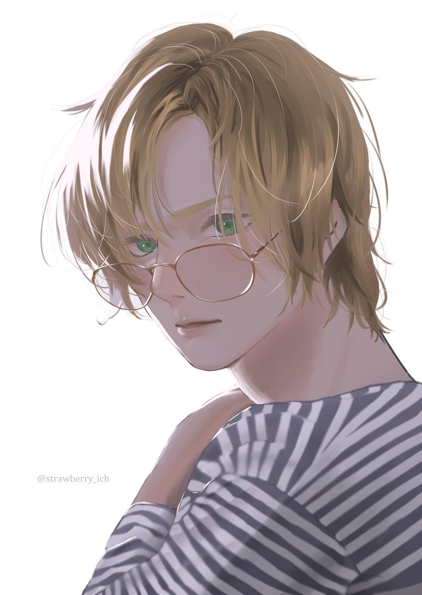 「アッシュ!!!!
#アッシュ #BANANAFISH #アッシュリンクス #リバ」|苺のイラスト