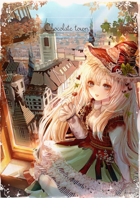 バレンタインチョコのtwitterイラスト作品
