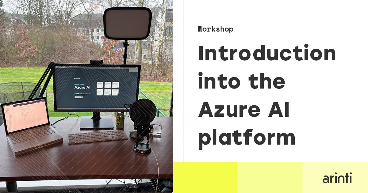 Today we showed our participants of the Microsoft Azure AI Immersion Workshop the different Azure AI services. At the end of the day, they were ready to deploy Azure-enabled AI projects for their businesses. 

Keep an eye on our event page for our next workshop:  ...