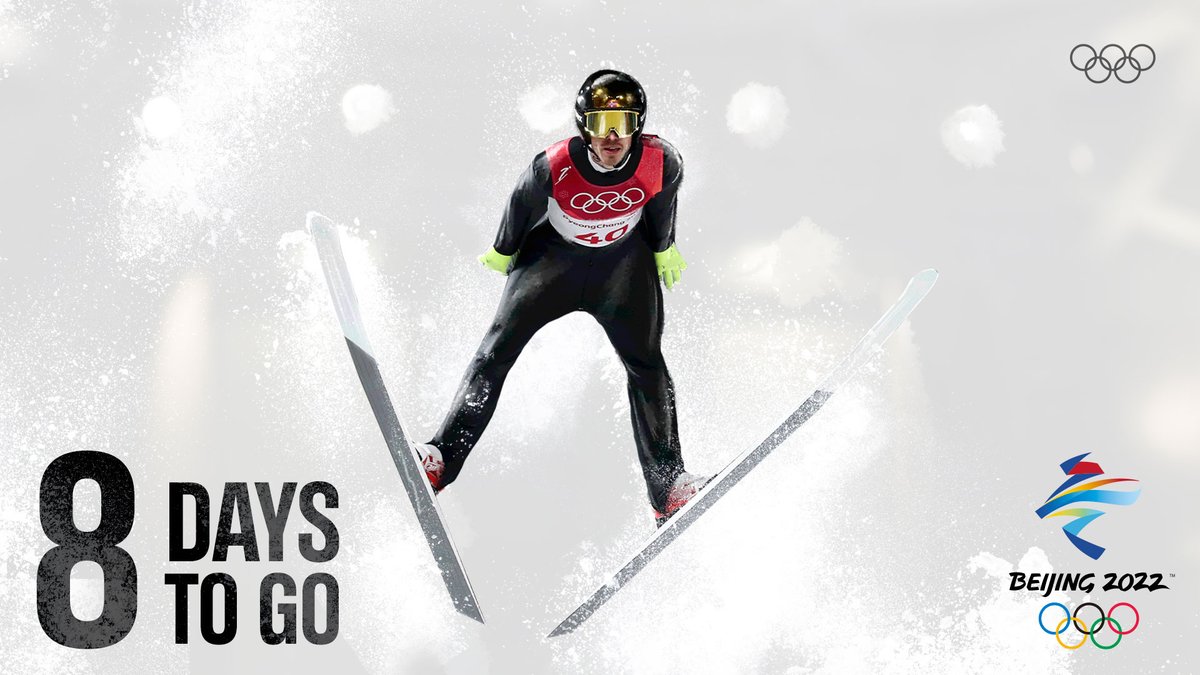 It's getting closer and closer... 🤩 8️⃣ days until the cauldron gets lit to kick start the #Beijing2022 Winter Olympic Games. #StrongerTogether