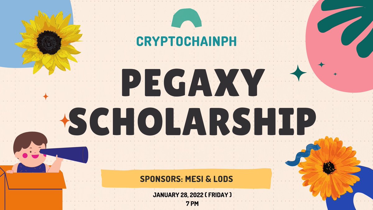 solanagems1000x's tweet photo. 3 PEGA CUTIE GIVEAWAY

When: 01/28 (FRIDAY) 7PM
Where: https://t.co/DkCFfvPEuJ

GAME 1 : BRING ME - FIRST TO GET 3 POINTS WILL WIN PEGAXY SCHOLAR

GAME 2 : RETWEET ME - DRAW WILL WIN PEGAXY SCHOLAR 

GAME 3 : MESINGALONG

Join na for chance to win Pega Cutie Isko. @CryptoChainPH https://t.co/F6wjKtLCoi