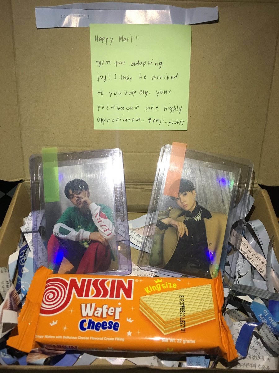 1995BASKET's tweet photo. 💌 #mail4ninetyfive

✎hi @_chaecarts ^^ i recieved jay already, thank you for packing it well and for the vv smooth and hassle-free transaction <33

( 🖇. . . #saji_proofs ) https://t.co/gixNQ4mJTL