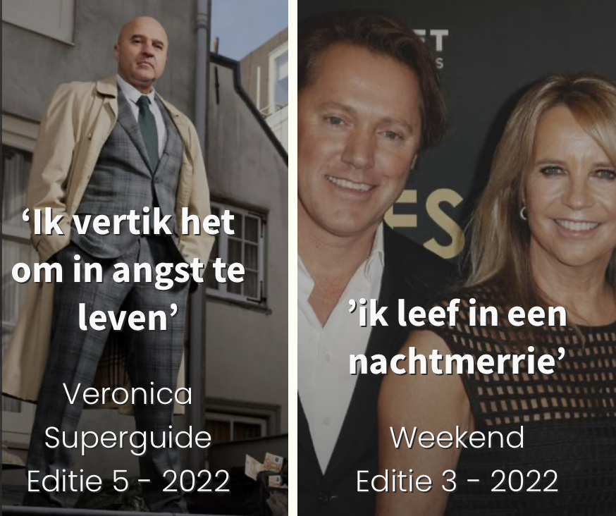 De een leeft in een nachtmerrie, de ander onbevreesd. Toevalstreffer op AD.nl of een filosofische redacteur aan het werk?