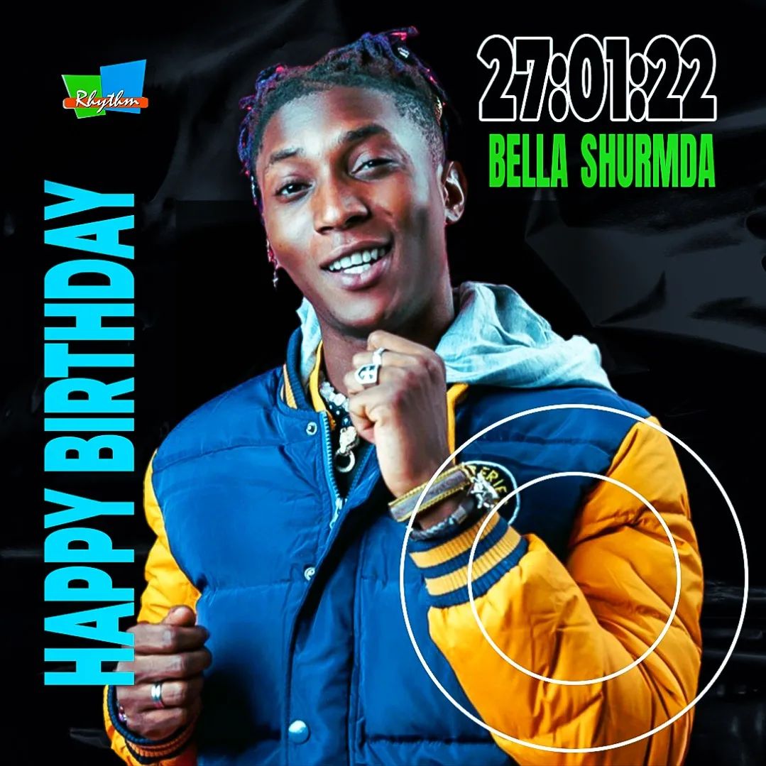 937RhythmFm's tweet photo. Happy birthday to "Dagbana" master @fineboybella 🥳🎂🥂

Wishing you all the best from everyone at Rhythm FM 🎉🎊🎉

#Rhythmfm #BellaShmurda #BirthdayWishes https://t.co/IJGDz9gQB0