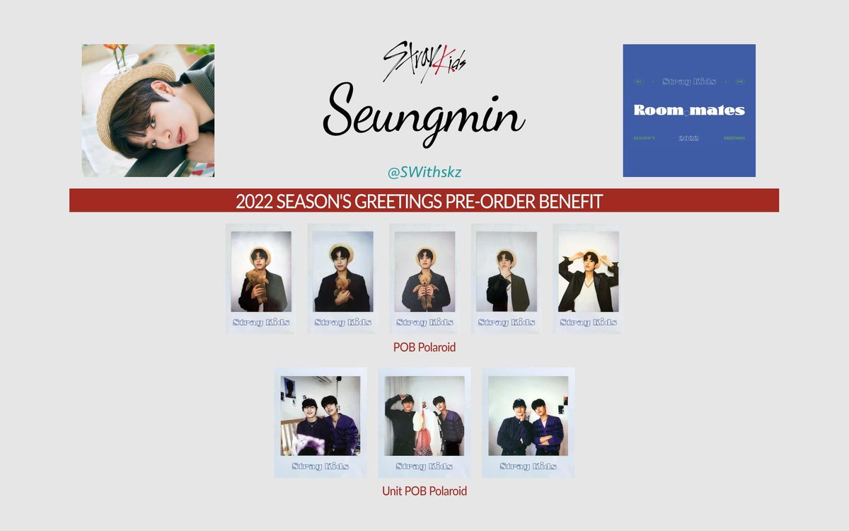 StrayKids #officialmd #officialgoods #seasongreetings #photocards 