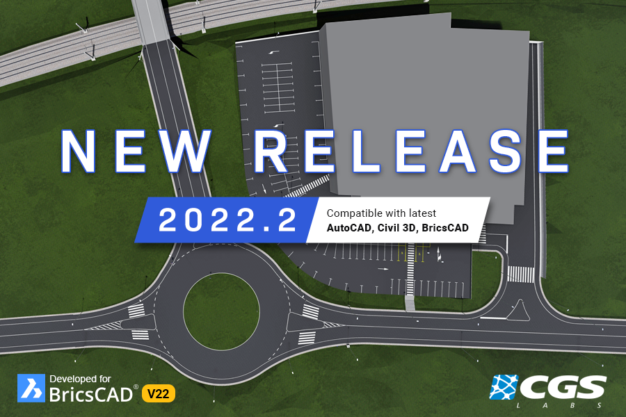 CGS Labs is proud to announce a new release 2022.2 of CGS Labs Civil Solutions!

Version 2022.2 is compatible with the latest BricsCAD V22 as well as the latest AutoCAD and Civil 3D.

Find out more > lnkd.in/dv_hUCXH