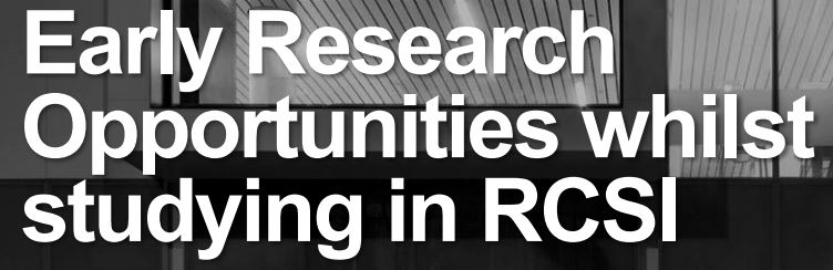 Early Research Opportunities presentation Thurs 27 Jan <a href="/1pm/">໊</a>. Register via CareerHub - invaluable information for all junior year students <a href="/Researchskillsr/">RCSI_Research_Skills_Society</a>