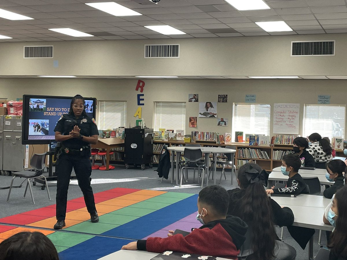 Carroll Elementary Library (@carroll_lmc) on Twitter photo Our wonderful Aldine Outreach Officer Holliday came out to talk to our classes about the dangers of peer pressure and bullying. Just say no! <a href="/CarrollES_AISD/">Carroll Elementary</a> <a href="/aldinelibraries/">Aldine ISD Libraries</a> <a href="/Aldine_FACE/">Aldine ISD Family and Community Engagement</a> Our wonderful Aldine Outreach Officer Holliday came out to talk to our classes about the dangers of peer pressure and bullying. Just say no! <a href="/CarrollES_AISD/">Carroll Elementary</a> <a href="/aldinelibraries/">Aldine ISD Libraries</a> <a href="/Aldine_FACE/">Aldine ISD Family and Community Engagement</a>
