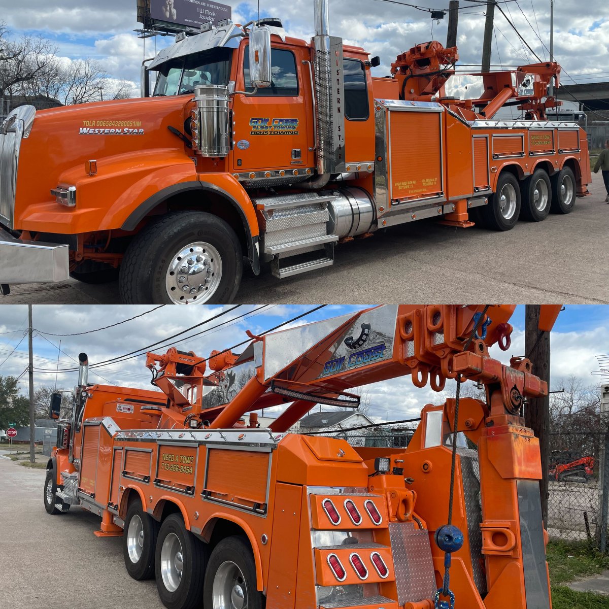 GoRoadSync's tweet photo. Check out the views from Texas! Thank you to Gulf Coast Fleet Towing for signing on with RoadSync Checkout! We are excited to see how you use RoadSync Checkout to drive efficiency!
#GoRoadSync #RoadSyncCustomer #RSCustomerStory https://t.co/H6eKint2uE