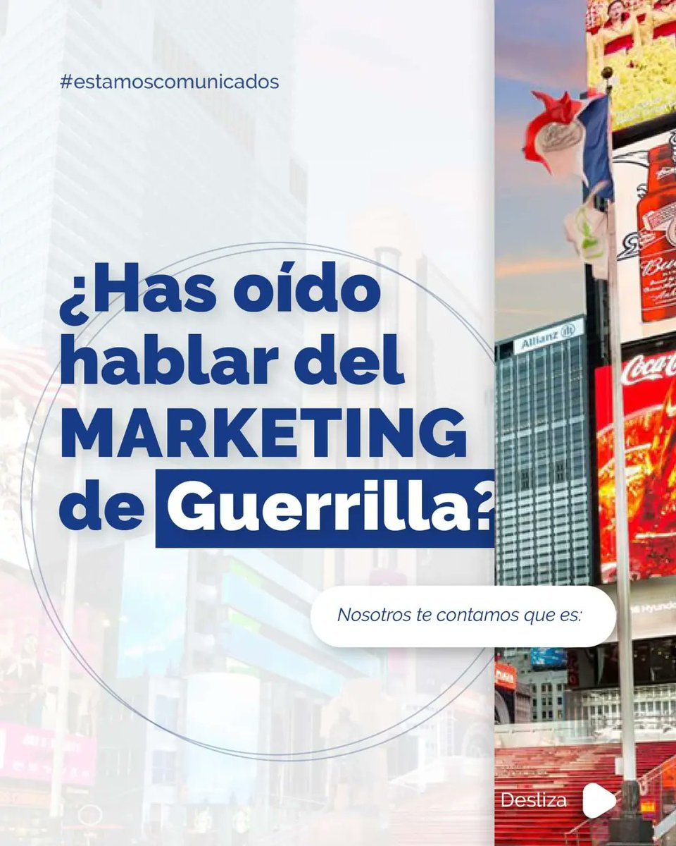 comunicadosEC's tweet photo. 🟧❔¿Tenías conocimiento de este tipo de marketing? 🤔 

La creatividad e ingenio son primordiales en el mundo de la mercadotecnia 😎, conoce más de este mundo con nosotros 🌍. 

#estamoscomunicados
#marketing 
#marketingguerrilla 
#creatividad #innovación #ingenio
#empresaurios https://t.co/9RjVV8GHYA