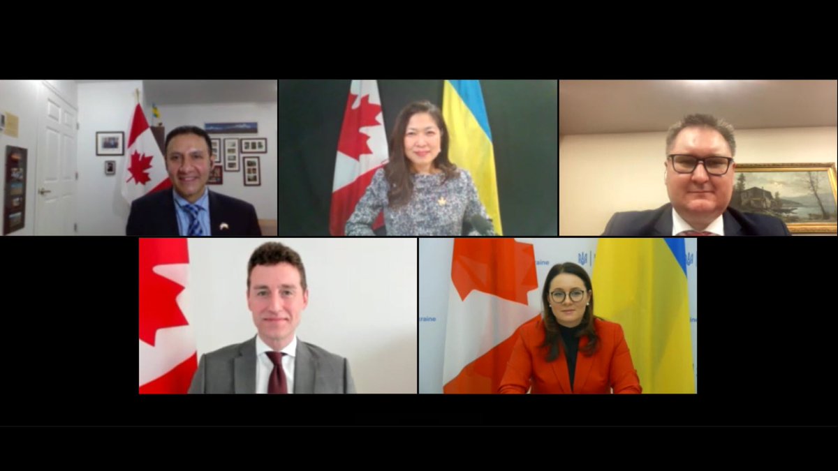 CanadaTrade's tweet photo. Canada and Ukraine officially announced the launch of negotiations for the modernization of the Canada-Ukraine Free Trade Agreement, strengthening rules-based international trade and our trade relations with Ukraine #CUFTA

👉 https://t.co/XGJGygBU73 https://t.co/lBO3WxorNg