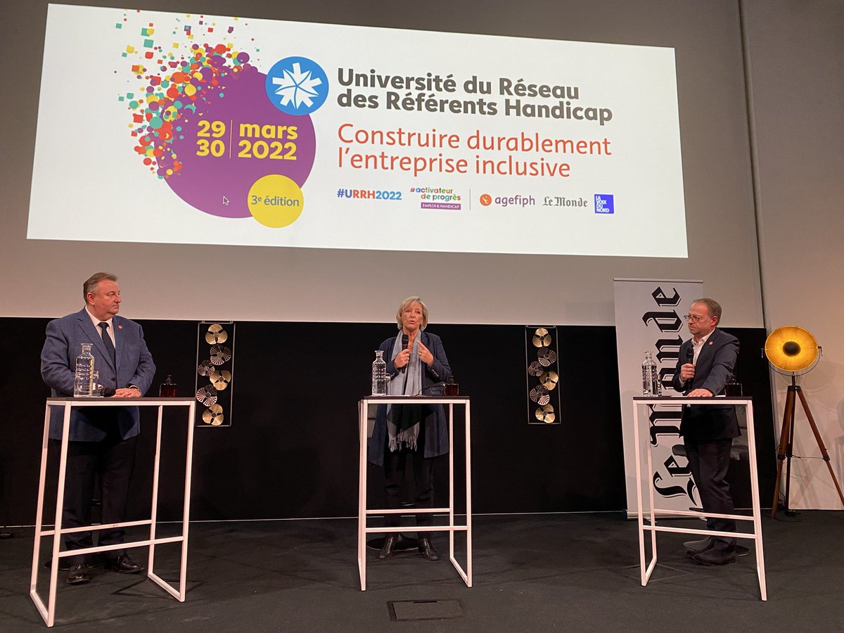 « Nous sommes dans une période de recrutement. Les référents #handicap sont indispensables. Il faut accompagner les employeurs. »<a href="/Agefiph_/">Agefiph</a> <a href="/lemondefr/">Le Monde</a> <a href="/s_cluzel/">Sophie Cluzel 🇨🇵🇪🇺</a> @handicap_gouv <a href="/lavoixdunord/">La Voix du Nord</a> <a href="/ROTH_CFECGC/">Christophe ROTH 🇲🇫🇪🇺</a> <a href="/DefoyHugues/">Hugues Defoy</a> #urrh #formation #fiphfp <a href="/FDC_78/">Descamps-Crosnier F.</a>