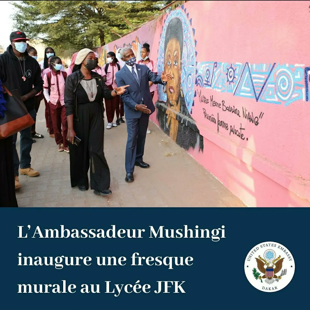 "CALL OF MURALS" 
here we are
Ce 19 Janvier l'Ambassadeur Mushingi a inauguré une fresque réalisé par l'artiste Zeinixx, en collaboration avec la famille RBS crew, @madzootrk @mahaz_arkam_niass  <a href="/mow504/">mow504@tensi.org</a>  @miremadiamanka  <a href="/nooh_a/">Nooha Saeed</a>._s @rbsdiablos Et @patriotdjidjoele  du Togo
#Zen