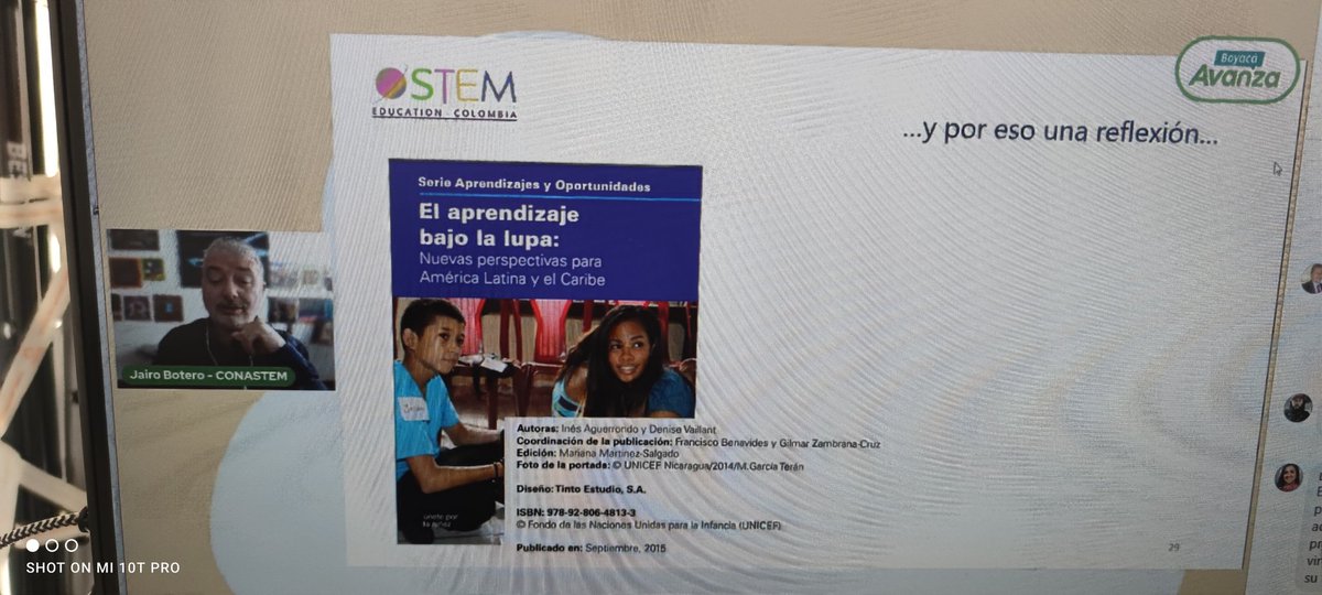 aumebapo's tweet photo. #AEstaHora Jairo Botero Espinosa #CONASTEM compartiendo con docentes @sedboyaca ideas sobre Educación #STEM para tener ideas bien fundamentadas. Destaca las grandes coincidencias del Enfoque STEM con el Modelo Escuela Nueva Activa @Escuela_Nueva Semana de Desarrollo Institucional https://t.co/UZ8872eLbK
