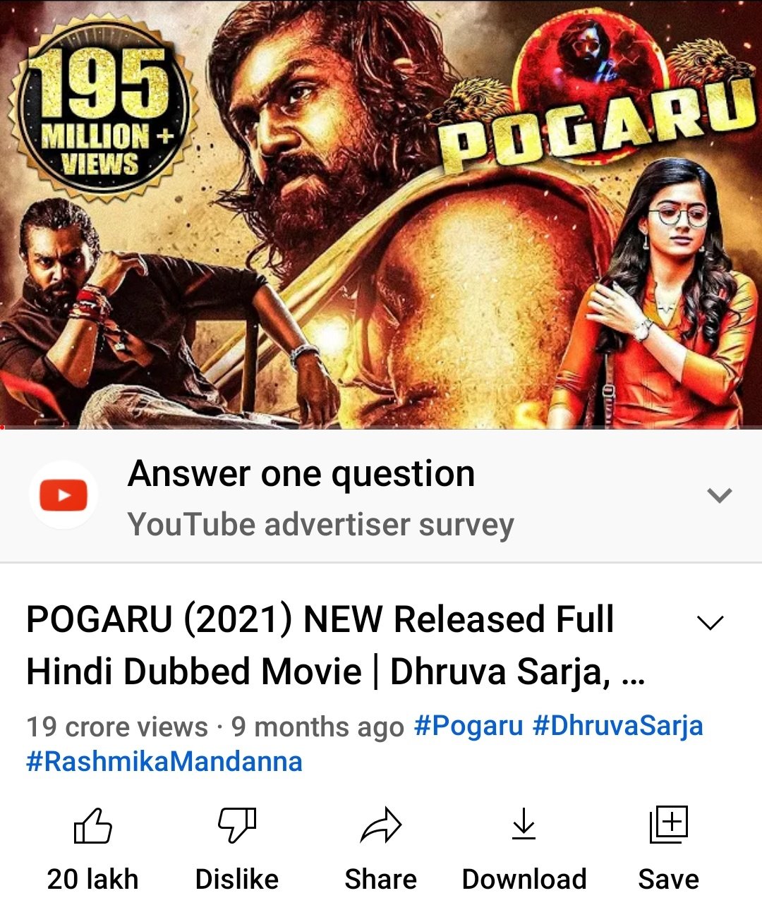 Pogaru hindi dubbed movie download new arrivals