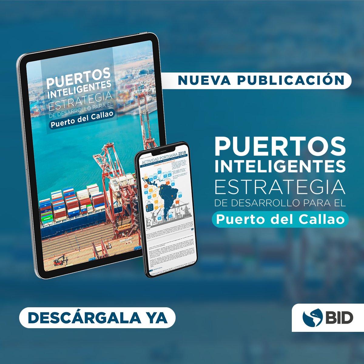 ¿Cómo gestionar la transformación de un emplazamiento portuario en un Puerto Inteligente? Este nuevo manual propone una visión holística del ecosistema legal y tecnológico necesario para la creación de puertos inteligentes en #Latam y el #Caribe: bddy.me/3G1lPXT
