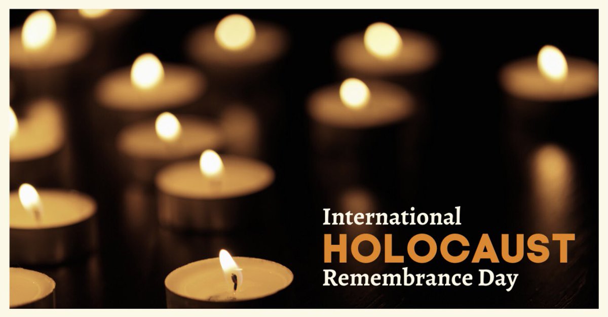 Today, on International Holocaust Remembrance Day, we come together to remember the millions of innocent lives lost in the Holocaust. On this day of somber remembrance, we recommit to always standing strong against anti-Semitism and any other form of hatred and discrimination.