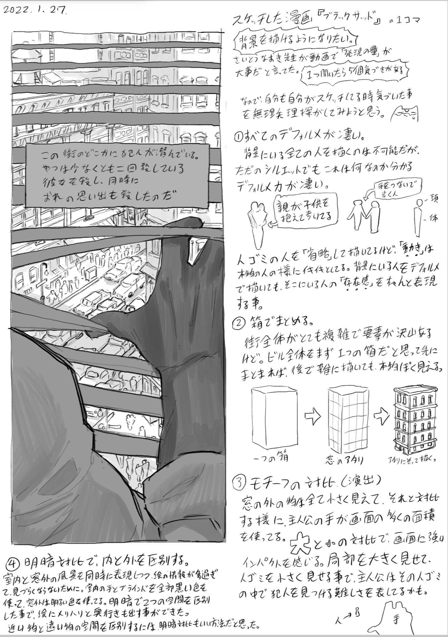 ぐっしー らくがき 漫画日記 背景模写 分析メモ ブラックサッド の絵は全て脳に痺れるくらい素晴らしい絵ばかりだから 全然人類におすすめします T Co Gekbk73l3p Twitter