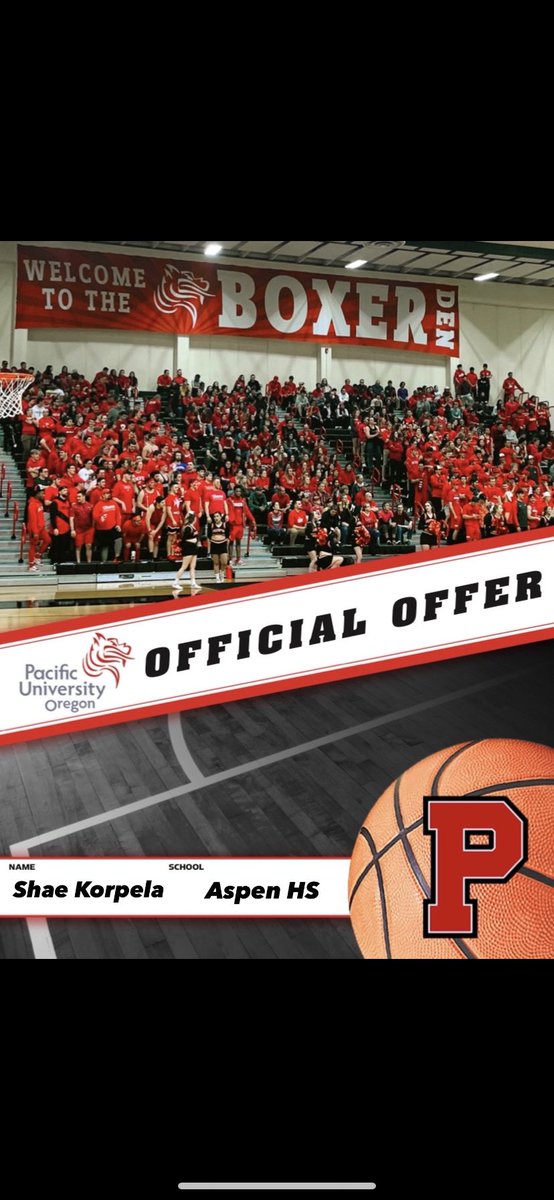 Thankful to receive my first college basketball offer too Pacific University #goboxers  <a href="/coachMinor3/">Brant Minor</a>