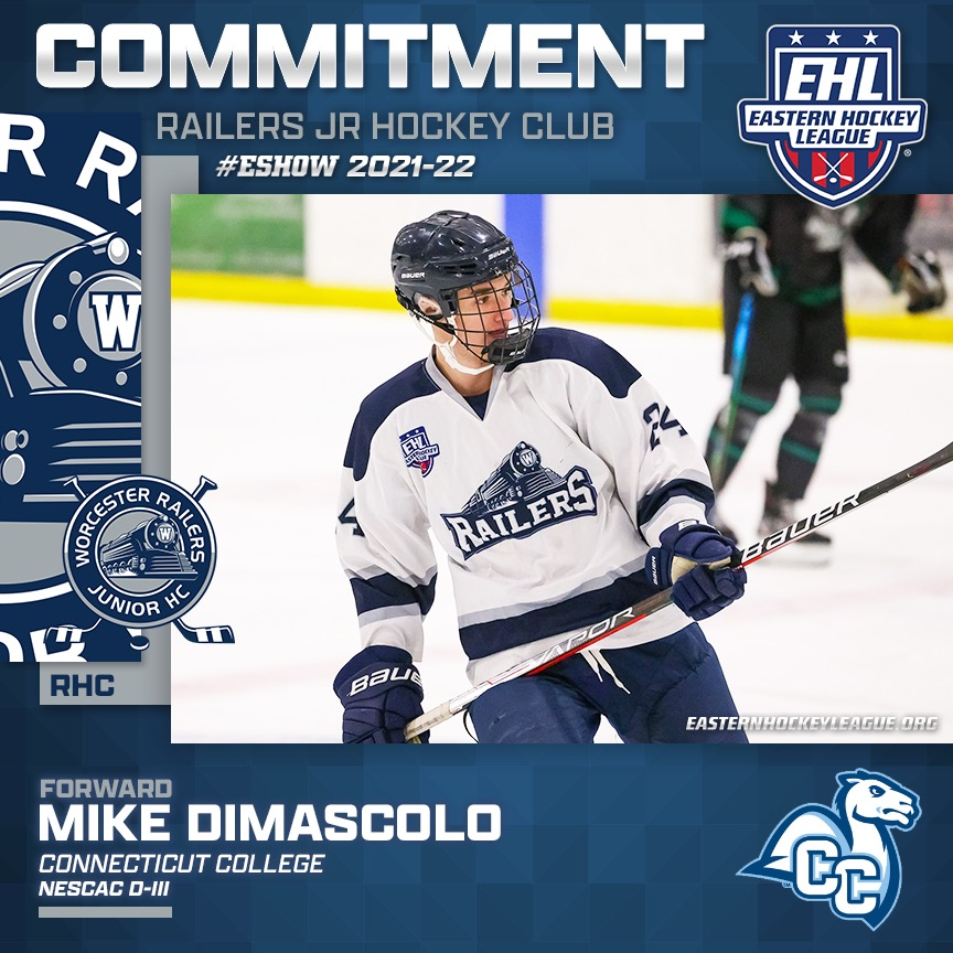 Railers_JHC's tweet photo. 🚨COMMITMENT ALERT🚨
Your @EHL_Hockey Railers' are proud to announce Mike DiMascolo's commitment to @ConnCollegeMHKY ! Read more about Mike here: https://t.co/4l7qHA0lFO https://t.co/TL60mojqHE