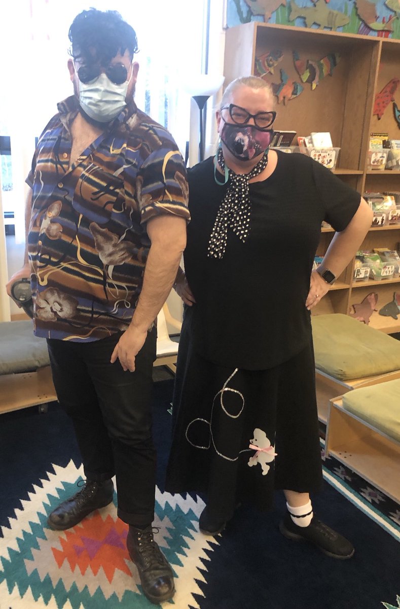 bakerdrivesd43's tweet photo. Baker π» #spiritday! Dress ur Fave Decade!! #gottahavefun! π Spirit Committee #lotsalaughs Check back for kiddos! Whatβs ur fave decade? β¦@sd43bcβ© https://t.co/fiKfQ3xuEb