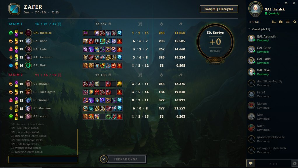 Akademi Liginde <a href="/TeamGalakticos/">AHL Pay Galakticos</a>  <a href="/GSEsports/">Galatasaray Espor</a>'u mağlup ediyor.