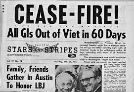 Today in History, 1973

A cease fire in Vietnam is called as the Paris peace accords are signed by the United States and North Vietnam ending the longest war in US history at the time.