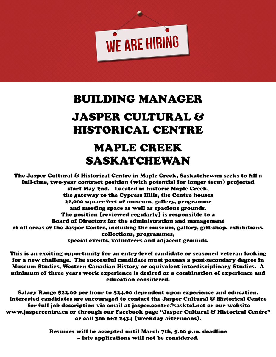 Jasper Cultural & Historical Centre (@jaspercentre) on Twitter photo 