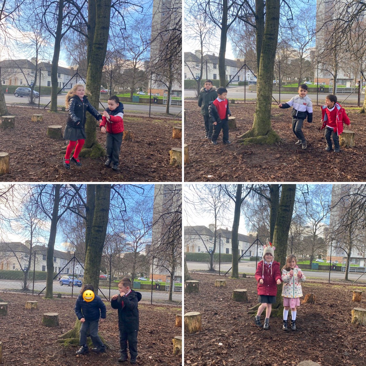 MsKytzia_CCPS's tweet photo. Outdoor learning through dance: Winter Fun!❤️
‘As off into the woods they run, 
Just watch and see how they have fun. While snowballs hurtle through the air, And we all wish that we were there.’ @CorpusChristi_K @PEPASSGlasgow @EmActiveschools  #dancesequence #skills https://t.co/y0SPmCpTV8