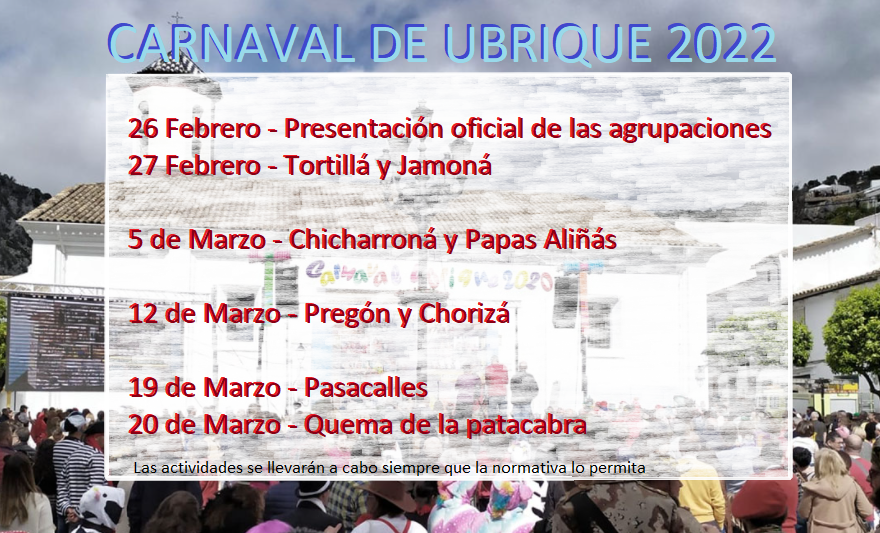 CarnavalUbrique's tweet photo. Carnaval de Ubrique 2022 https://t.co/ODotsh07xe