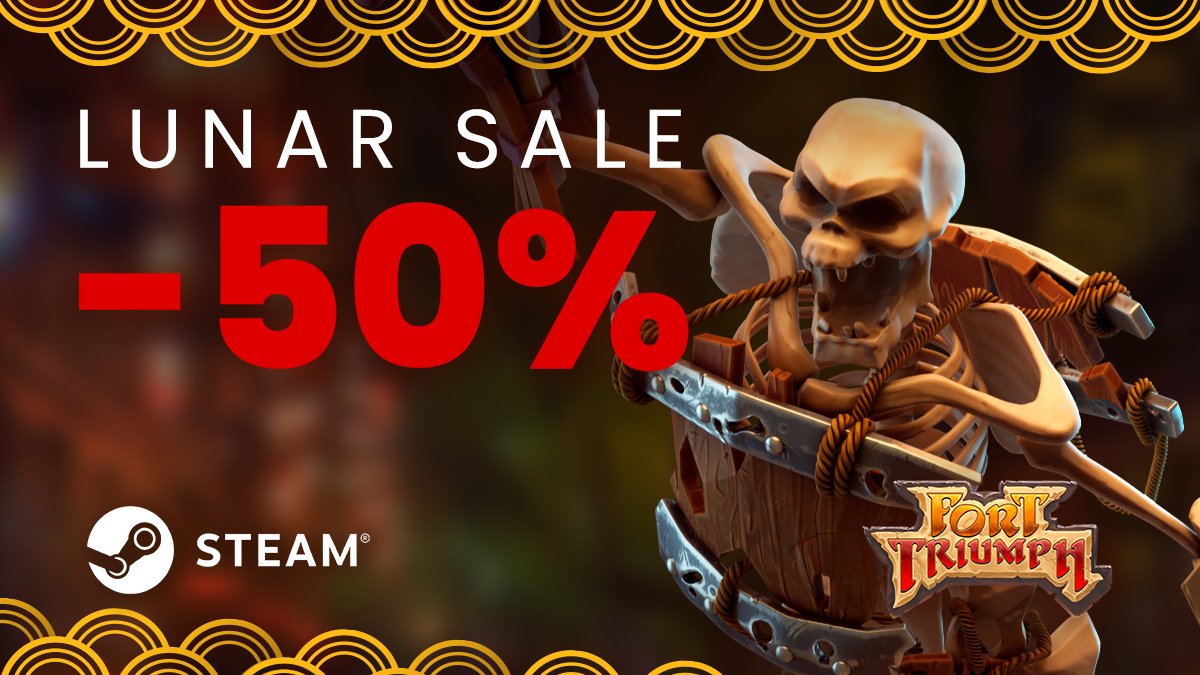 Adventurers! The stars are aligned for the #Steam Lunar New Year #Sale and Fort Triumph is now 50% off. Get the game before February 3 and start your epic adventure. bit.ly/Fort_Triumph_S… 📯
#gaming #strategy #indiegame #rpg #turnbased