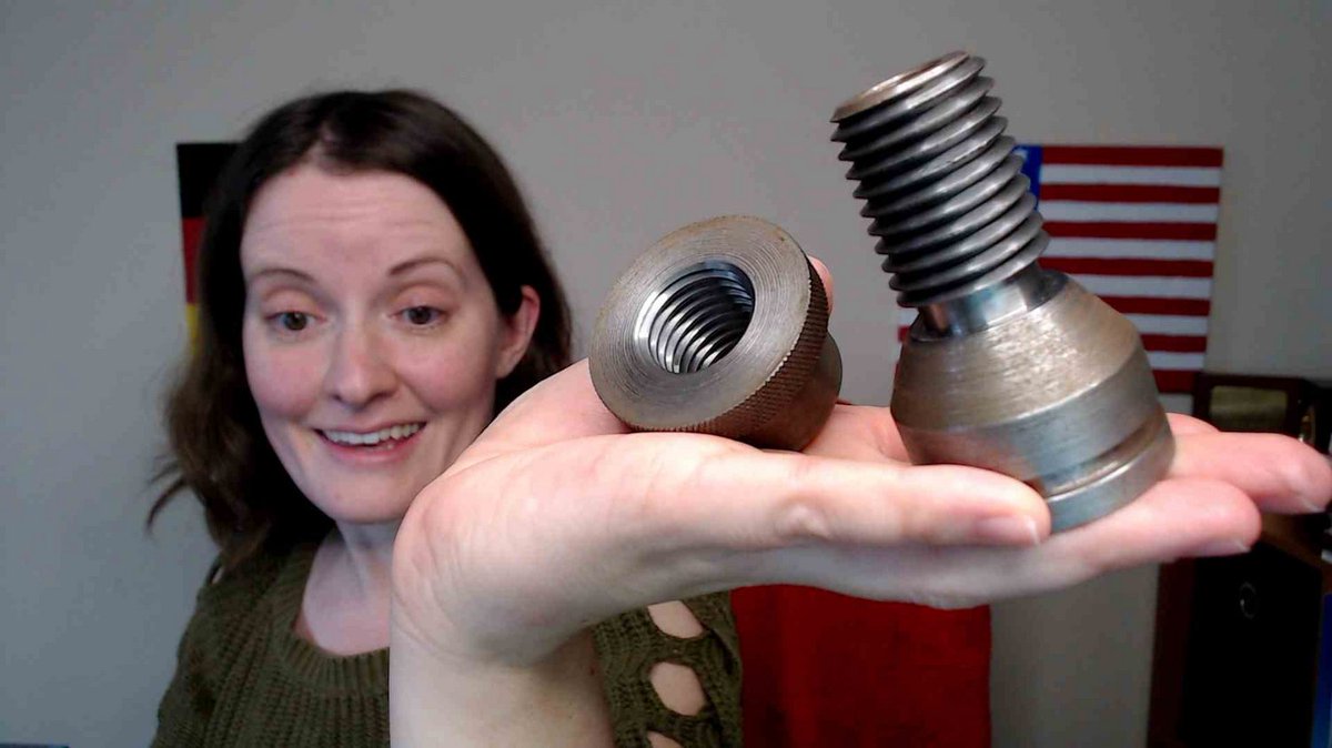 AeSitzman's tweet photo. I was just writing my blog for next month and reminiscing about my college years studying engineering design. Can you believe I made this thing myself using a plain old bar of metal, a blueprint, and a lathe?
#engineeringdesign #technicalwriting #technicaltranslator https://t.co/1Kw701KtJX