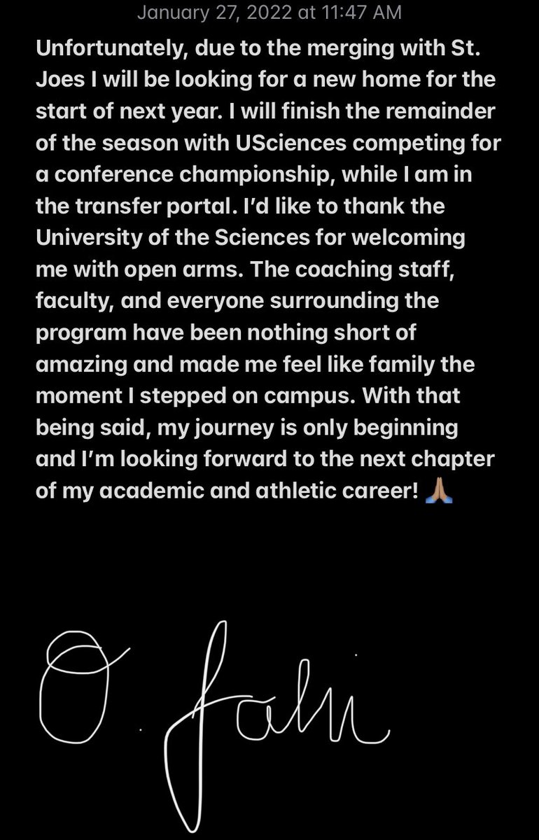 flyyguymar's tweet photo. Thank you @USciencesDevils ! My contact info is in my bio. https://t.co/Sai3H7xA4a