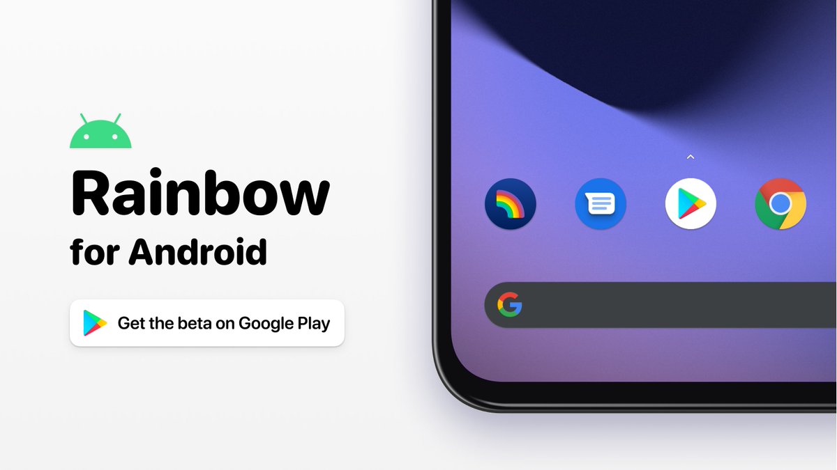 Rainbow tweet media