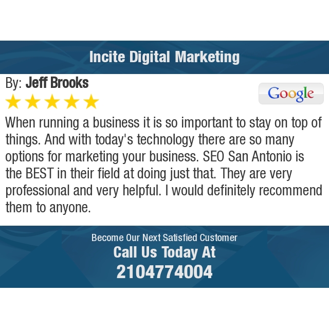 5 Star: Jeff B. "When running a business it is so important to stay on top of things.  And with today's..." bit.ly/1PBsszV