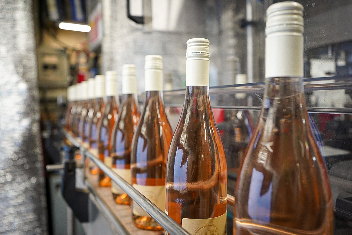 Scenes from the bottling line with our Winemaker Ryan Zepaltas. Tune in tomorrow for a behind-the-scenes look at our 2021 Rosé bottling! #bottling #winebottle #rosé #copainwines