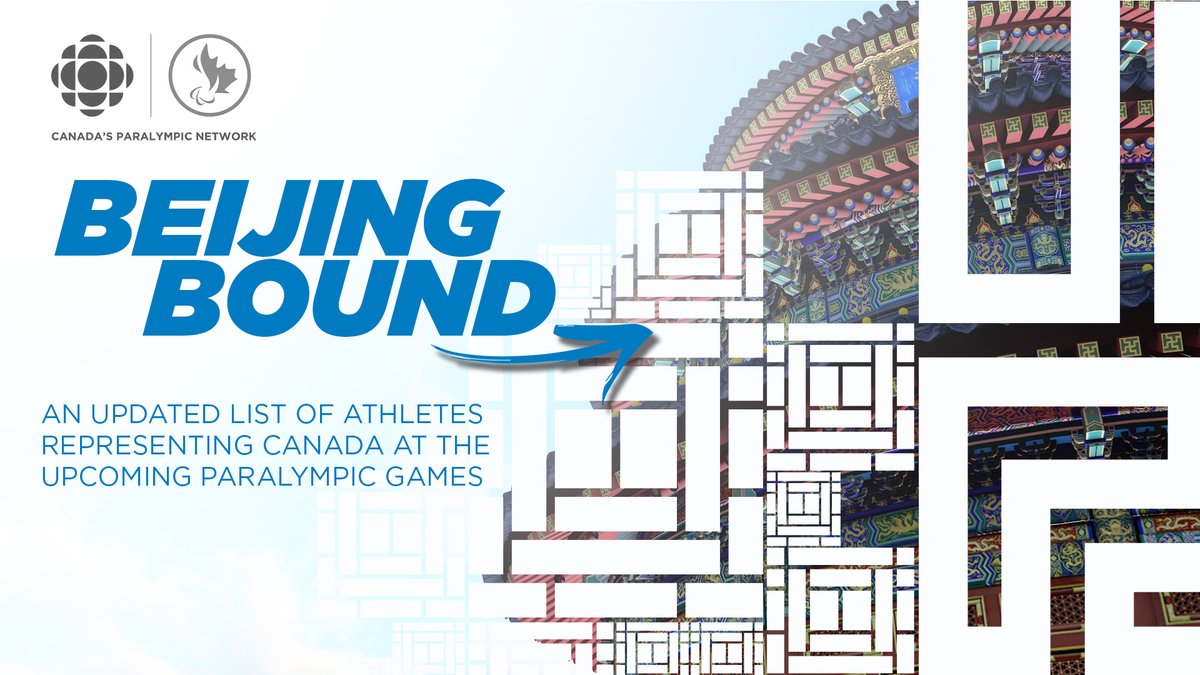 CBC Sports (@cbcsports) on Twitter photo BEIJING BOUND ✈️ for the <a href="/Paralympics/">Paralympic Games</a>
Here is an up-to-date thread of Canadians who have been nominated by their respective National Sports Organizations to compete at the #Beijing2022 Winter Paralympic Games 🇨🇦 <a href="/CDNParalympics/">Canadian Paralympic Team</a> BEIJING BOUND ✈️ for the <a href="/Paralympics/">Paralympic Games</a>
Here is an up-to-date thread of Canadians who have been nominated by their respective National Sports Organizations to compete at the #Beijing2022 Winter Paralympic Games 🇨🇦 <a href="/CDNParalympics/">Canadian Paralympic Team</a>