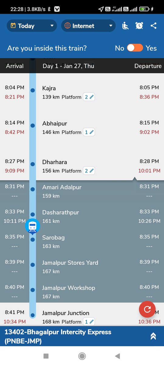 35bb384568924eb's tweet photo. @RailMinIndia @RailwaySeva 𝚝𝚛𝚊𝚒𝚗 𝚗𝚘 13402 𝚙𝚒𝚌𝚑𝚕𝚎 2 𝚐𝚑𝚊𝚗𝚝𝚘𝚗 𝚜𝚎 𝚔𝚒𝚜𝚒 𝚔𝚒𝚜𝚒 𝚜𝚝𝚊𝚝𝚒𝚘𝚗 𝚙𝚊𝚛 𝚛𝚘𝚔𝚎 𝚑𝚊𝚒. 𝙹𝚒𝚜 𝚓𝚊𝚐𝚊𝚑 1 𝚛𝚞𝚔𝚗𝚊 𝚑𝚊𝚒 𝚠𝚊𝚑𝚊𝚗 1 𝚑𝚛 𝚛𝚘𝚔𝚊 𝚑𝚊𝚒. 𝚃𝚒𝚖𝚎 𝚔𝚊 𝚟𝚊𝚕𝚞𝚎 𝚗𝚊𝚑𝚒 𝚑𝚊𝚒 𝚔𝚢𝚊 𝚑𝚞𝚖 𝚕𝚘𝚐 𝚔𝚎 https://t.co/NL1YeafyHV