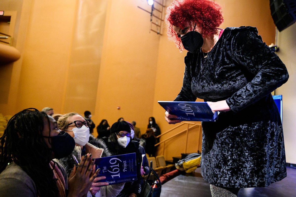 .@nhannahjones did not mince words as she presented “the real #MartinLutherKingJr,” connecting his teachings to social justice issues of today at the #UWMLK Symposium this week.

More photos ➡️ go.wisc.edu/u789tj