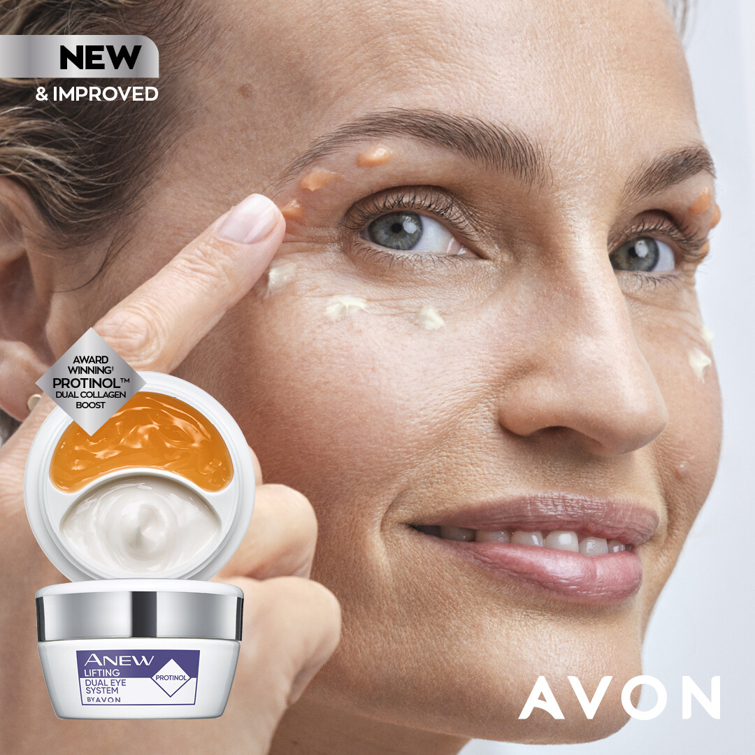 SWdebslough's tweet photo. Don't let your eyes show the first signs of aging 👀
Avon's Anew Lifting Dual Eye System is a lightweight, oil-free serum and cream that combine to revive and hydrate the skin under the eyes✨
https://t.co/csqV7W38sV
#AntiAgeing #Skincare #Eyes #Lift https://t.co/H8VuXKqiYN