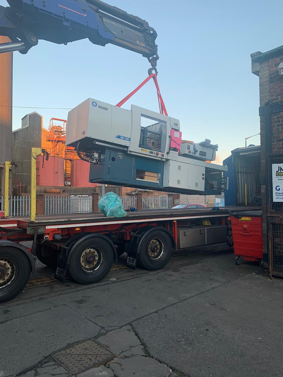 NBathard's tweet photo. RomiUK on a roll delivering another new EN130T to our good customer in Scotland for his new factory ! Thanks to RJC Projects and Nick Hassell for excellent work on our behalf. #RJCProjects #RomiUK #EN #Energyefficient https://t.co/qwrHQmtlEY