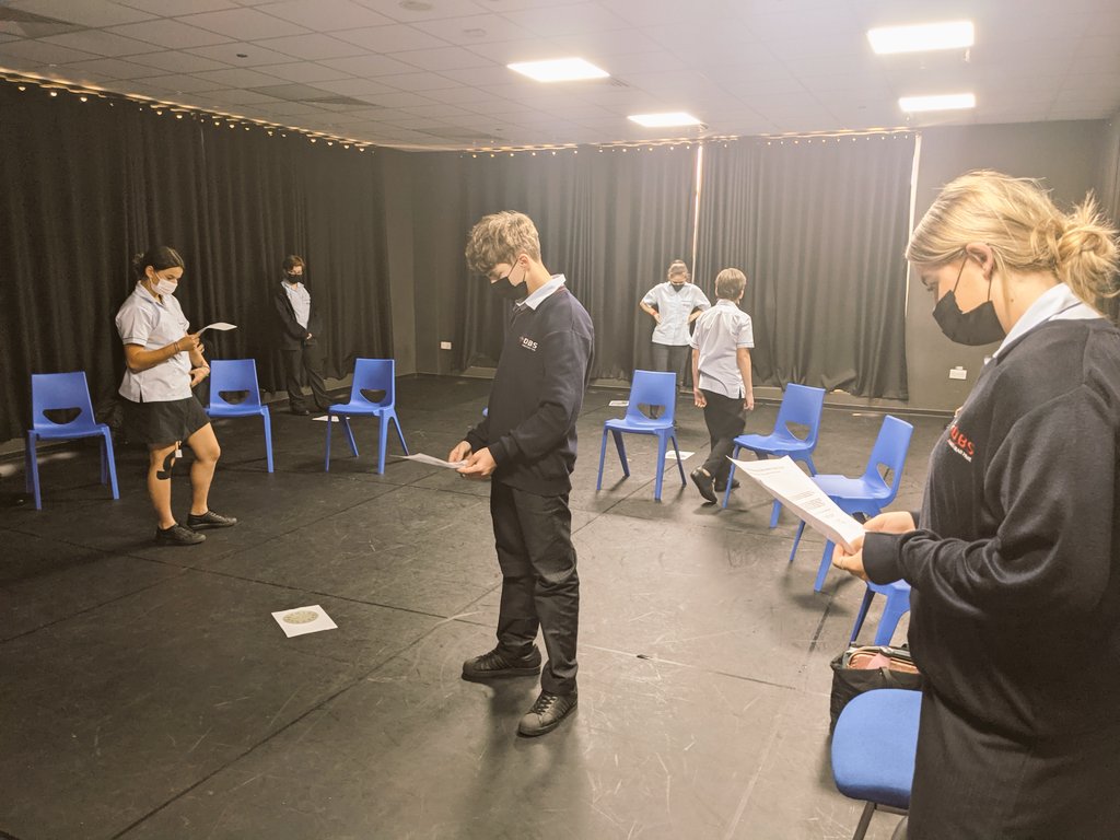 Year 10 are responding to stimuli in preparation for component 2 of their GCSE; Devising Drama 🎭

#Drama #PerformingArts #Devising #AQA #GCSE #BeginsAtDBSJP #ProudlyTaaleem🍎