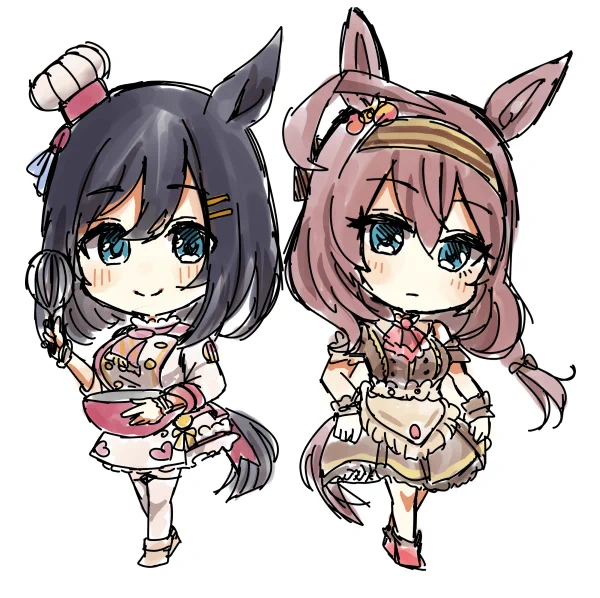 ンンンンンンンンンバレンタインッ
#ウマ娘 #エイシンフラッシュ #ミホノブルボン 