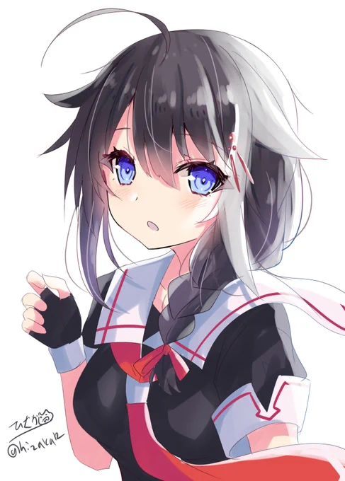 時雨
#艦これ版深夜の真剣お絵描き60分一本勝負
#艦これ版真剣お絵描き60分一本勝負_20220127 