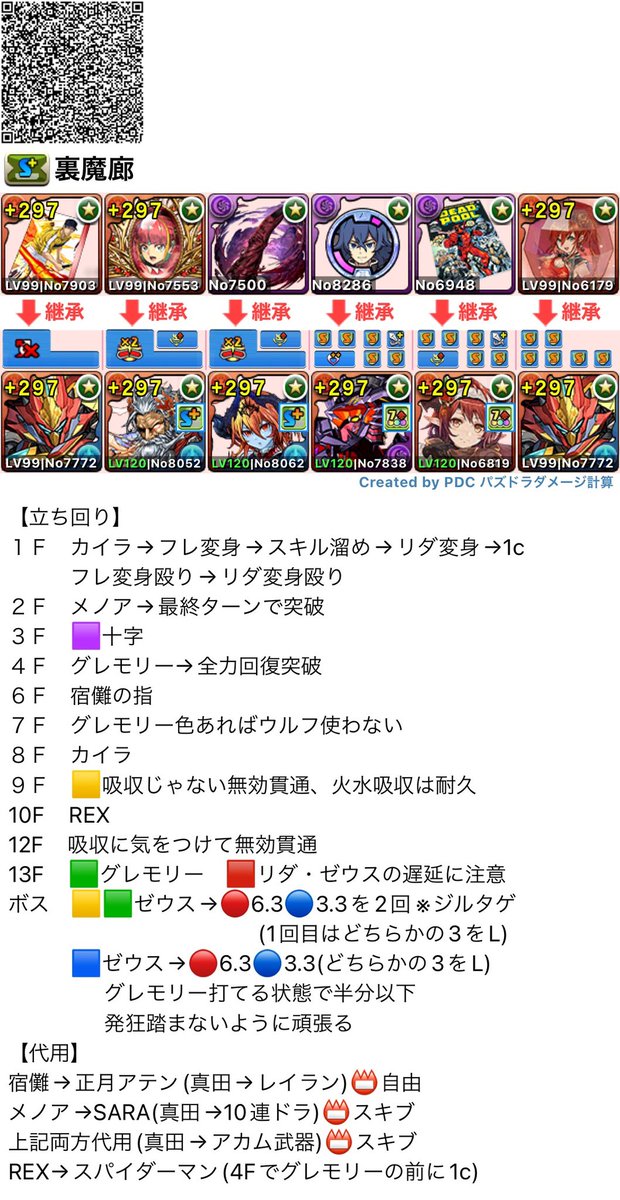 パズドラでブラックバード裏魔廊テンプレは 令和の知恵袋