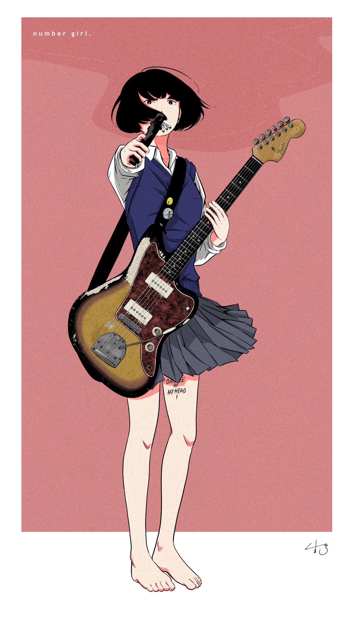 NUMBER GIRL 5月に続いて「NO MUSIC, NO LIFE.」ポスターに今年2