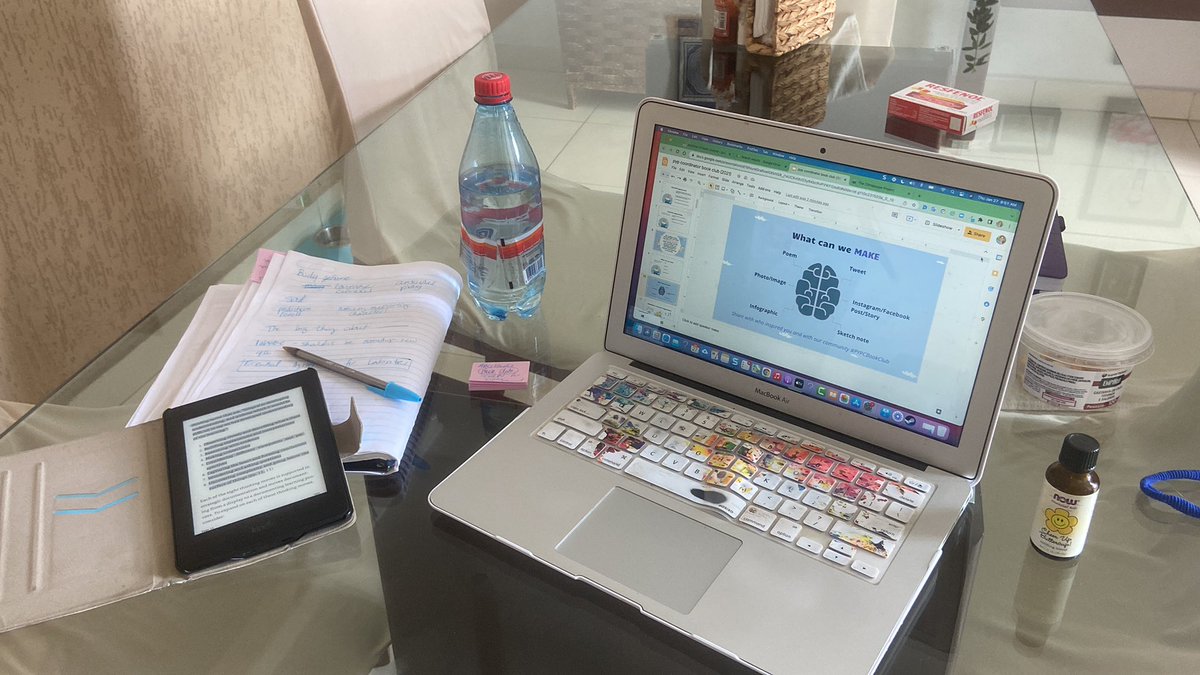 judyimamudeen's tweet photo. At my home office today due to COVID isolation but really excited for our #PYPCBookclub today. Getting ready to connect and be inspired by other fabulous #pyp coordinators ❤️ https://t.co/AsnDkeT0cs